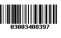 Código de Barras 03003408397