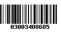 Código de Barras 03003408685