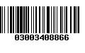 Código de Barras 03003408866