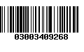 Código de Barras 03003409268