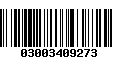 Código de Barras 03003409273