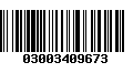 Código de Barras 03003409673