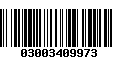 Código de Barras 03003409973