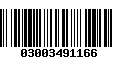 Código de Barras 03003491166