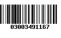 Código de Barras 03003491167