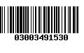 Código de Barras 03003491530