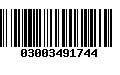 Código de Barras 03003491744