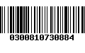 Código de Barras 0300810730884