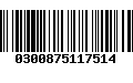 Código de Barras 0300875117514