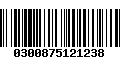 Código de Barras 0300875121238