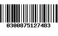 Código de Barras 0300875127483