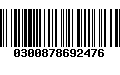 Código de Barras 0300878692476