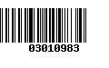 Código de Barras 03010983