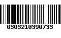 Código de Barras 0303210390733