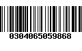 Código de Barras 0304065059868