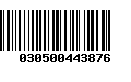 Código de Barras 030500443876