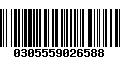 Código de Barras 0305559026588