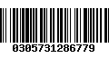 Código de Barras 0305731286779