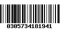 Código de Barras 0305734181941