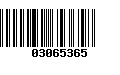 Código de Barras 03065365