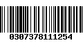 Código de Barras 0307378111254