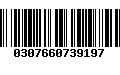 Código de Barras 0307660739197