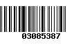 Código de Barras 03085387