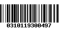 Código de Barras 0310119300497