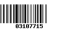 Código de Barras 03107715