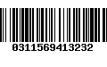 Código de Barras 0311569413232