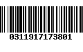 Código de Barras 0311917173801