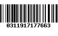 Código de Barras 0311917177663
