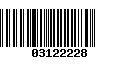 Código de Barras 03122228