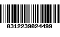 Código de Barras 0312239024499