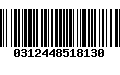 Código de Barras 0312448518130