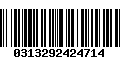 Código de Barras 0313292424714
