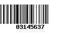 Código de Barras 03145637