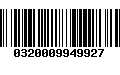 Código de Barras 0320009949927