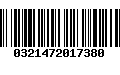 Código de Barras 0321472017380