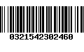 Código de Barras 0321542302460