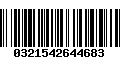 Código de Barras 0321542644683
