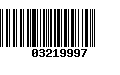 Código de Barras 03219997