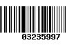 Código de Barras 03235997