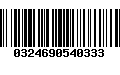 Código de Barras 0324690540333