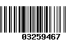 Código de Barras 03259467