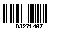 Código de Barras 03271407