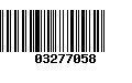 Código de Barras 03277058