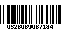 Código de Barras 0328069087184