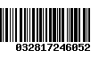 Código de Barras 032817246052