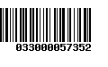 Código de Barras 033000057352